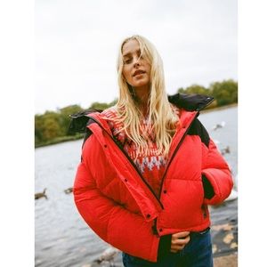 Zara Water Repellent Puffer Jacket